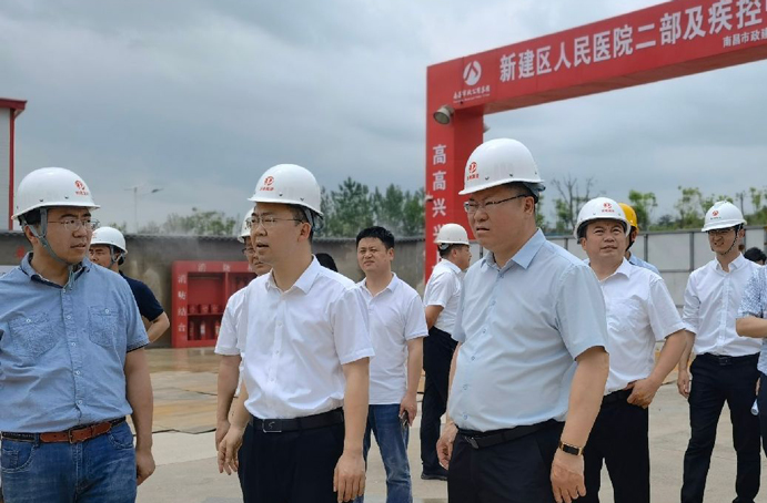 新建區(qū)委常委、常務副區(qū)長賈中強到新建區(qū)職業(yè)技術(shù)學校新校區(qū)建設(shè)項目、新建區(qū)人民醫(yī)院二部及疾控中心項目調(diào)研